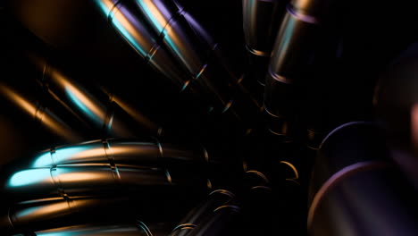 tuberías metálicas abstractas