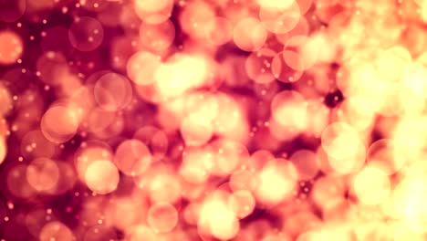 orange gold abstract blinking glowing glittering bokeh backdrop