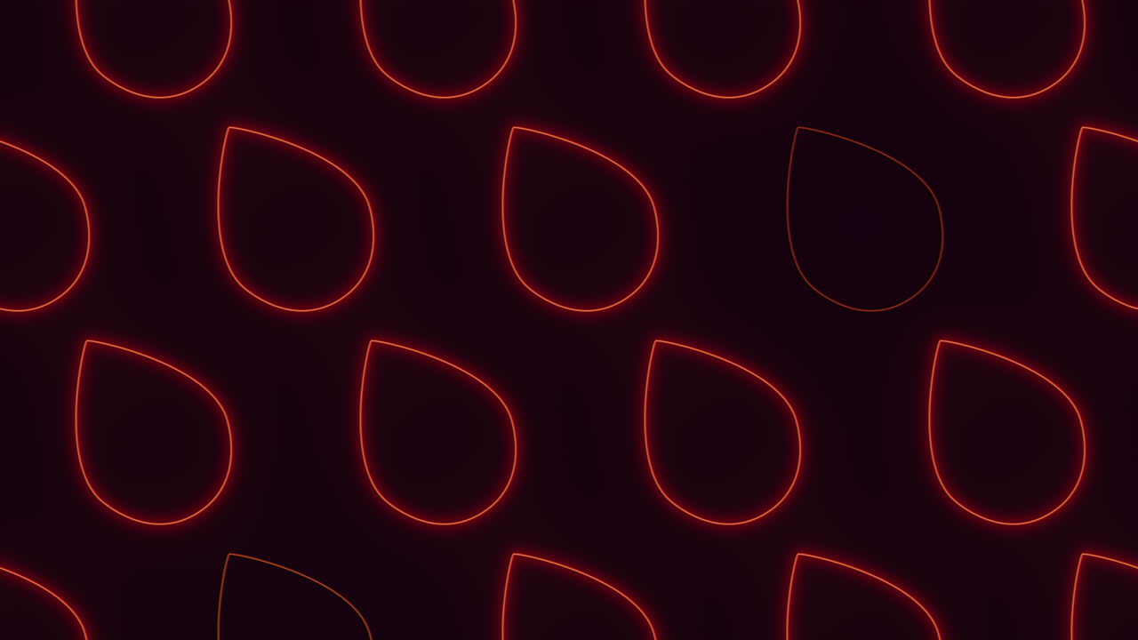 검은 바탕에 매혹적인 은 원 패턴