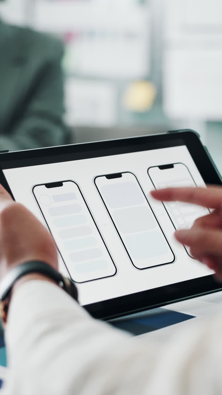 Professional Designing User Interface on Digital Tablet