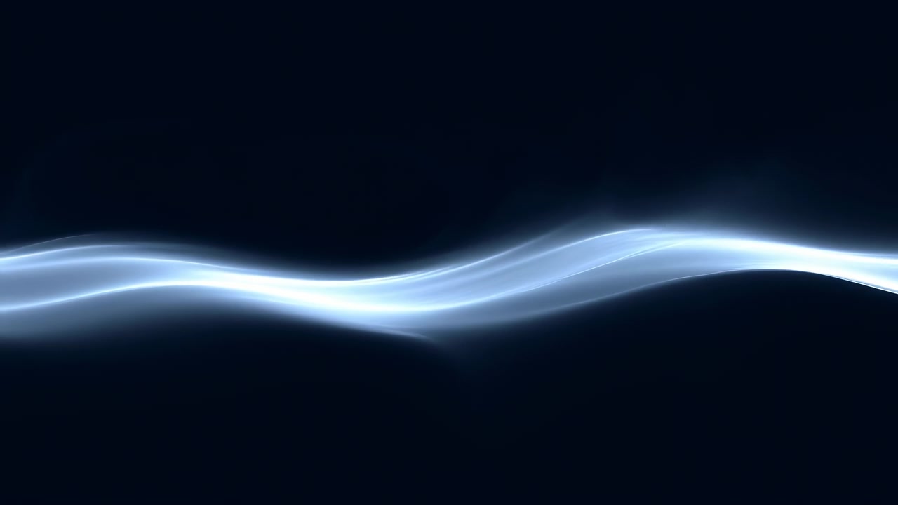 Luminous blue white wave spreads across deep navy backdrop with smooth crest, soft glow, layered translucent streaks, elegant futuristic mood, and clean minimal composition, with abstract, wave