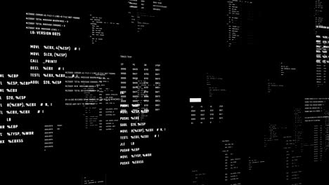 proceso de programación en la pantalla de la computadora.