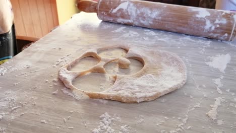 cooking homemade donuts as a family on a sunday