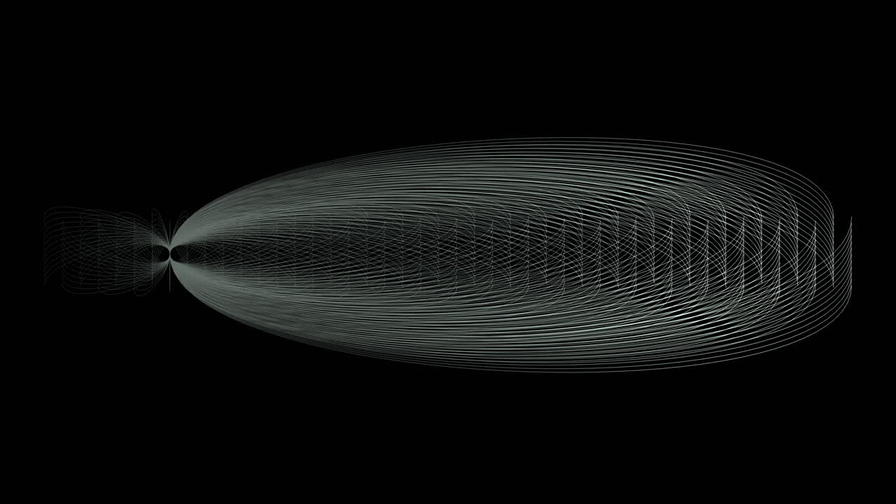 Visualizzazione della frequenza delle onde dell'effetto Doppler su sovrapposizione di tecnologia fisica