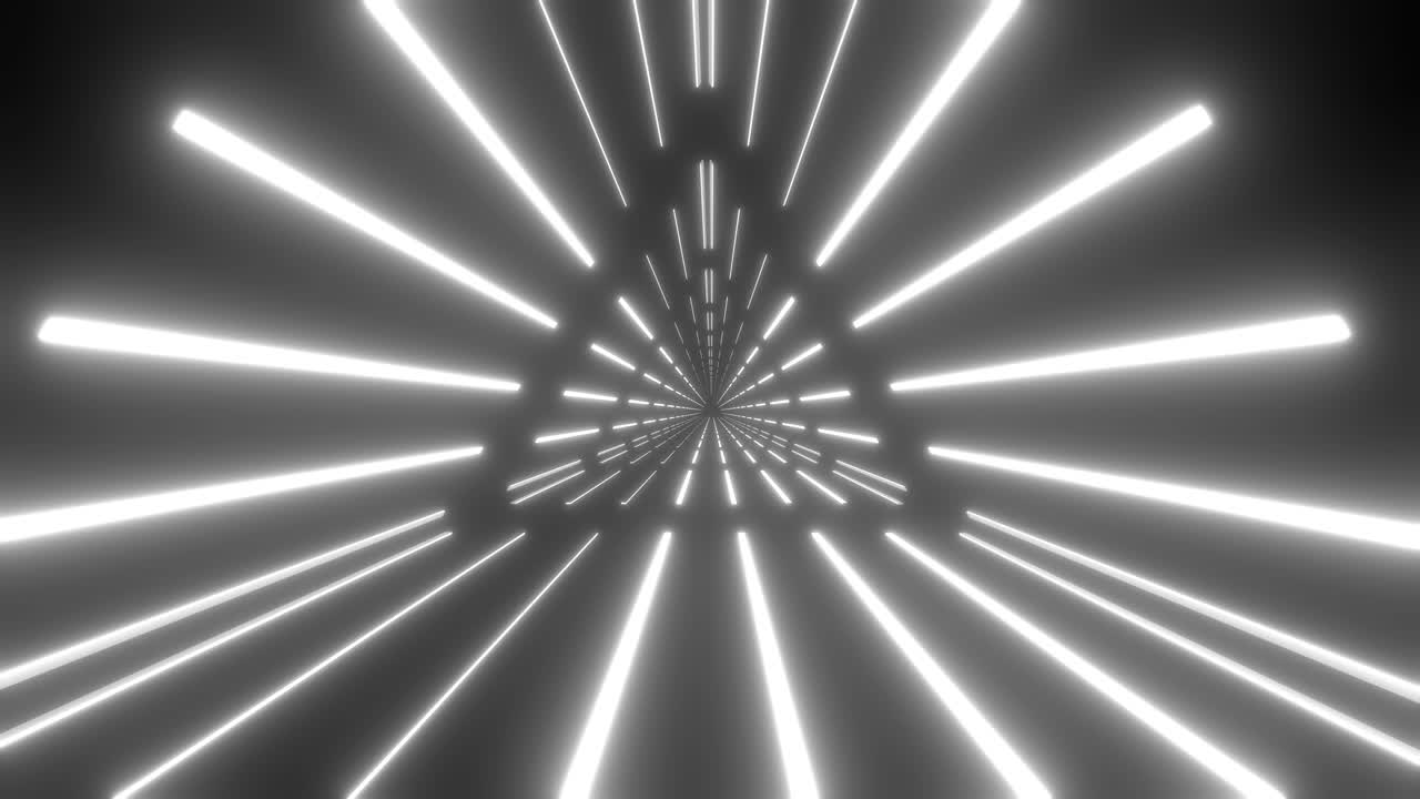 túnel de neón abstracto