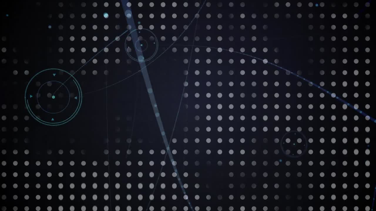 animación de la red de conexiones a través del procesamiento de datos