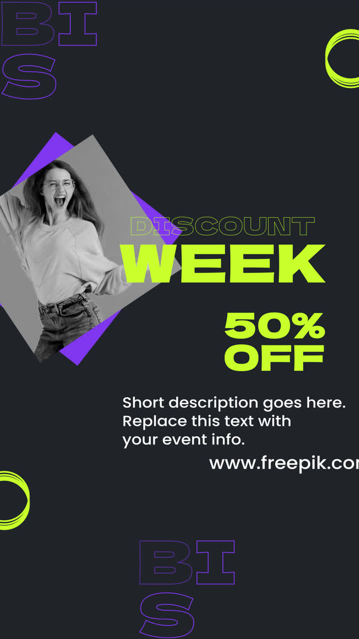 Big Sale and Discount Week Promotion with 50% Off