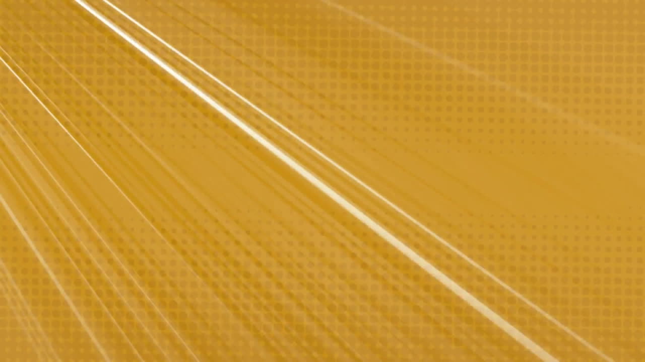 animación de senderos de luz en movimiento sobre un fondo naranja