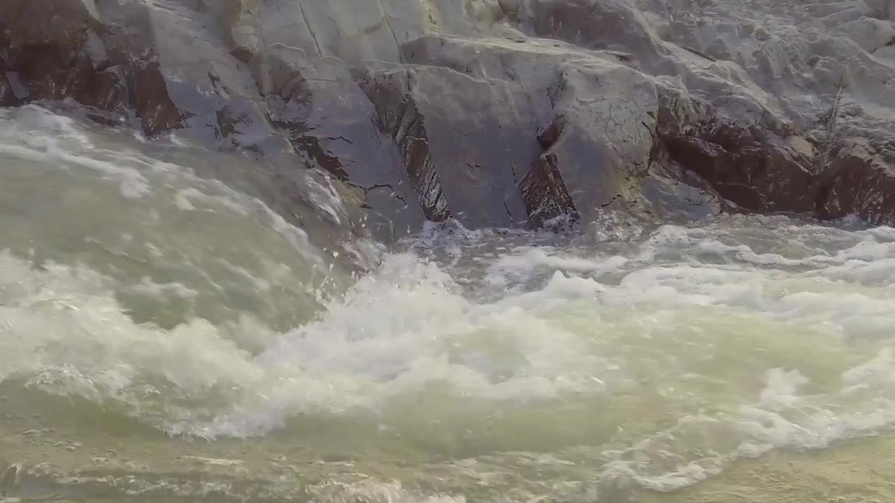 Some rapids in slow motion from the Rocky Mountains in Colorado