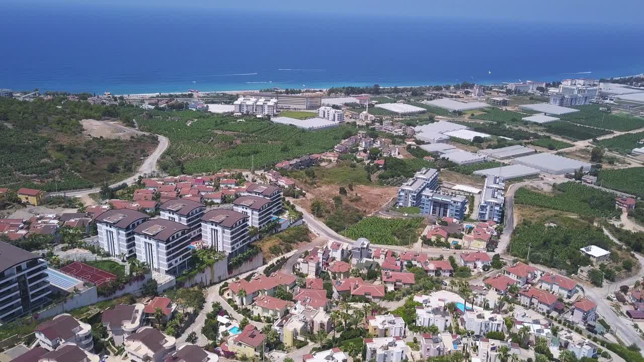 터키 의 해안 주거 개발 - 공중 사진