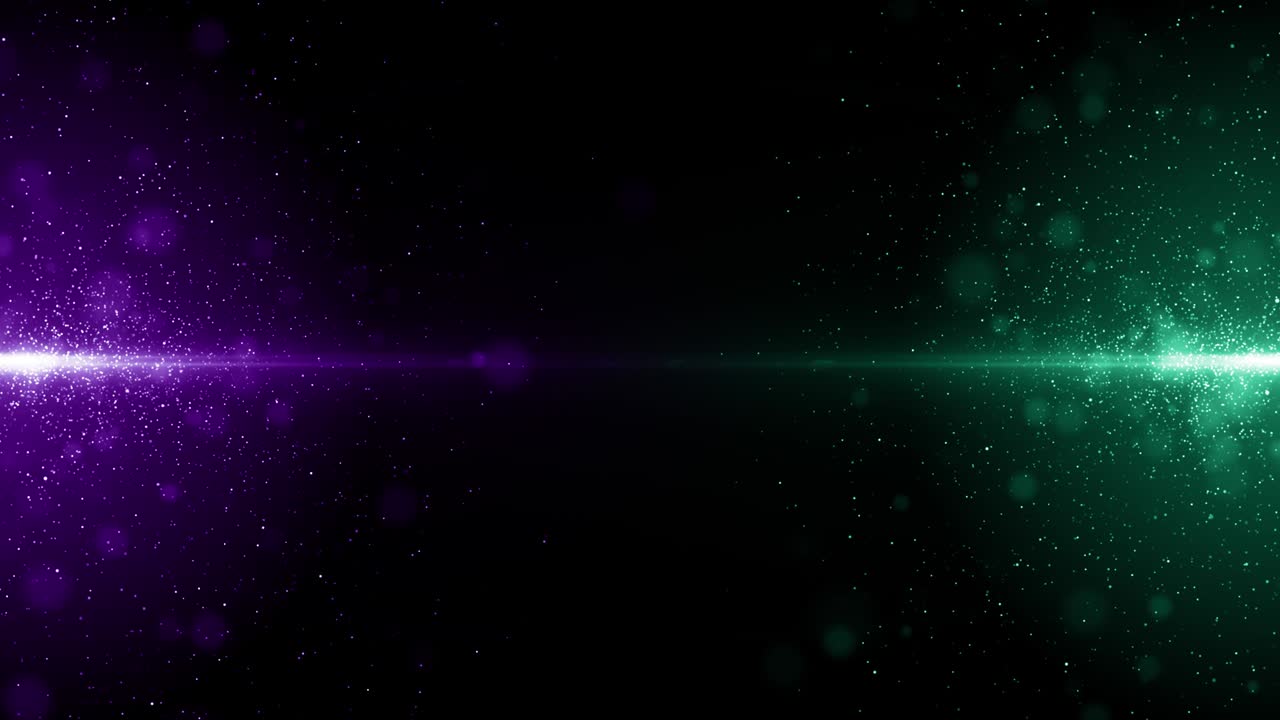 particelle di polvere astratto luce bokeh titoli di movimento ciclo di sfondo cinematografico