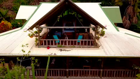 house in the jungle on island,seychelles