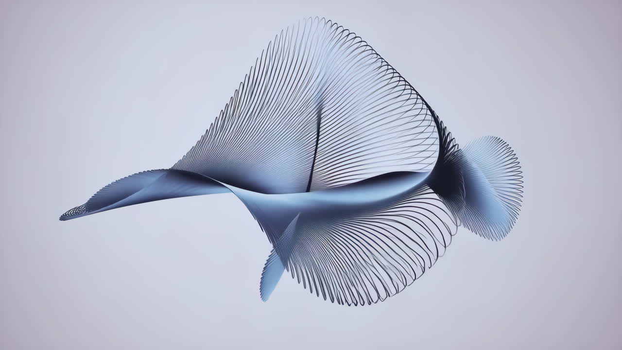 Dynamic Abstract Blue and Grey Geometric Forms