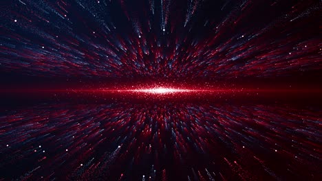 particles blue red event game trailer titles cinematic concert stage background loop