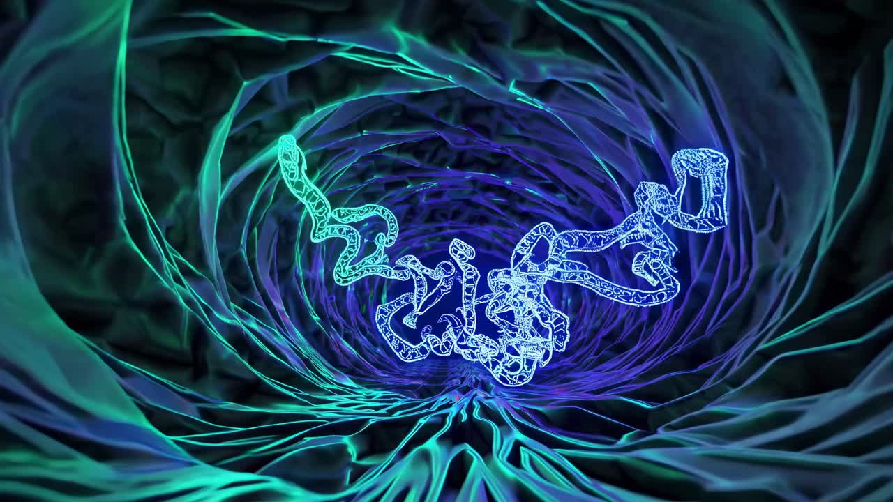 Abstract Molecular Structures in a Tunnel