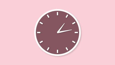 reloj redondo con flechas animadas giratorias
