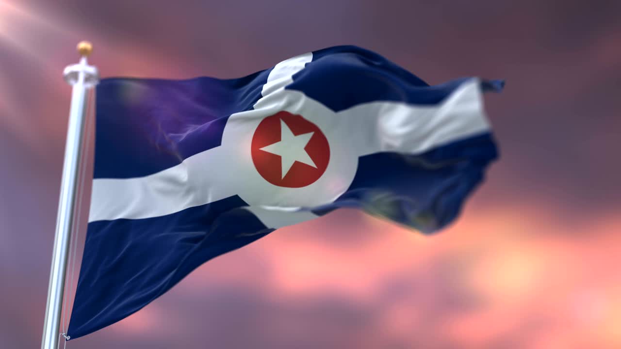 인디애나폴리스의 발, 해가 지는, 미국 도시 - 루프