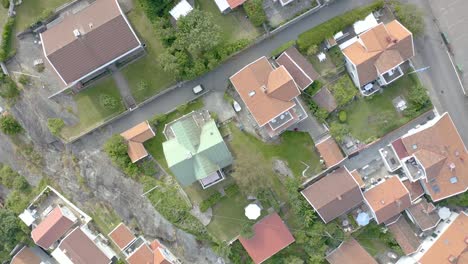rooftop view of a small town in sweden