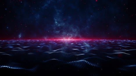 particles dust abstract light bokeh motion titles cinematic background loop