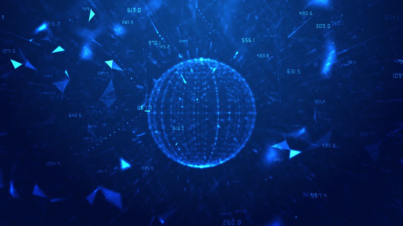 Digital data network tech flow background connectivity high speed data transfer technology digital