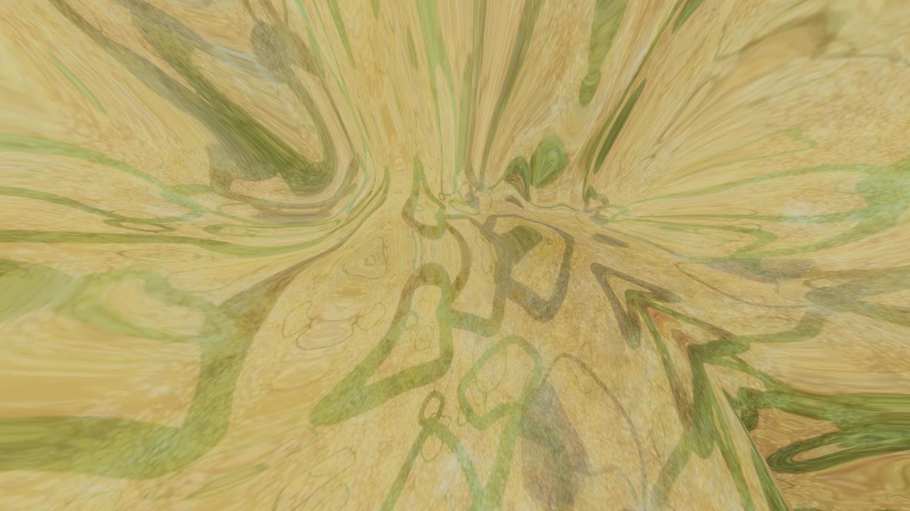 추상적이고 다채롭고 부드러운 무한 운동 또는 원활한 루프.