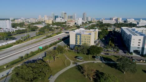 4K-Aerial-Drone-Video-of-Waterfront-Skyline-of-Downtown-St