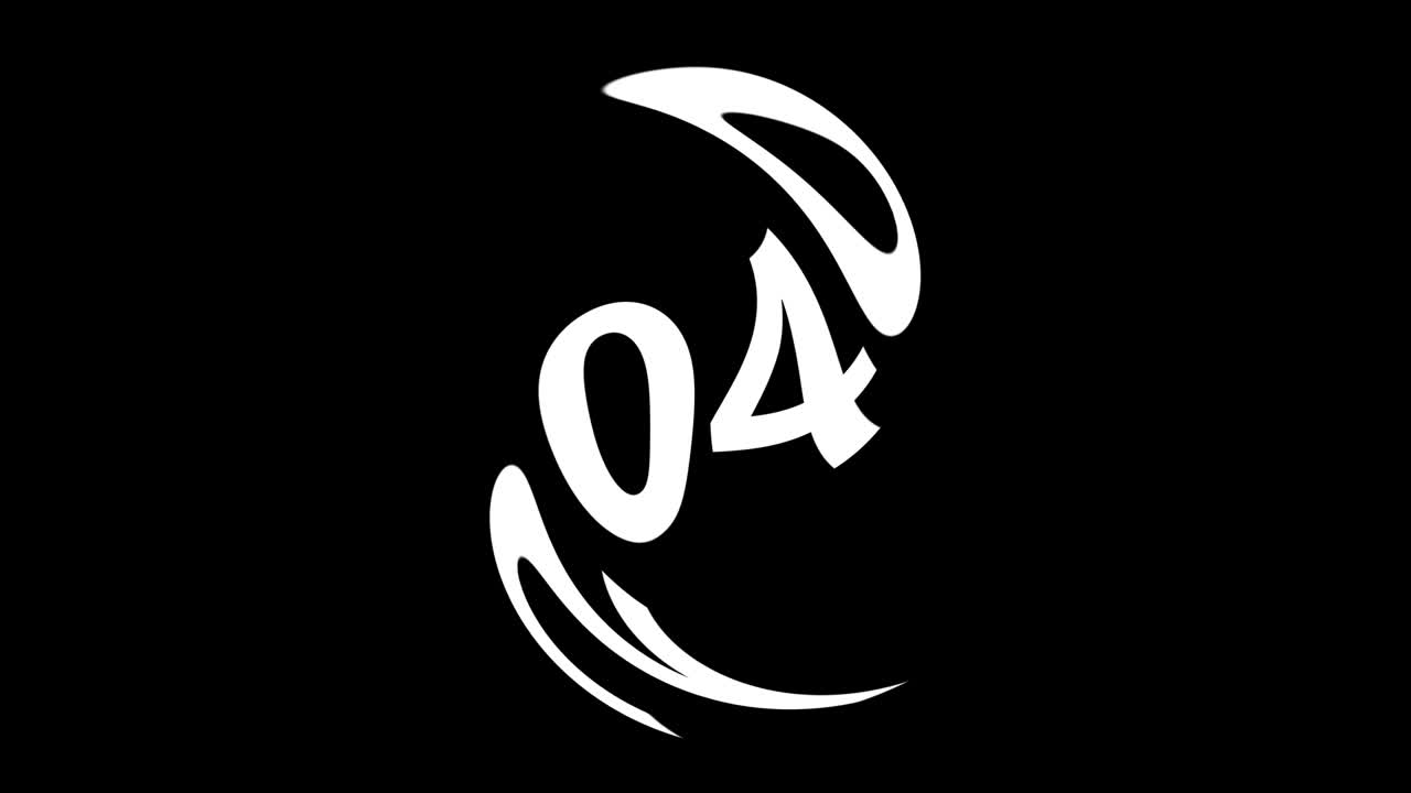 2040 text animation motion graphics