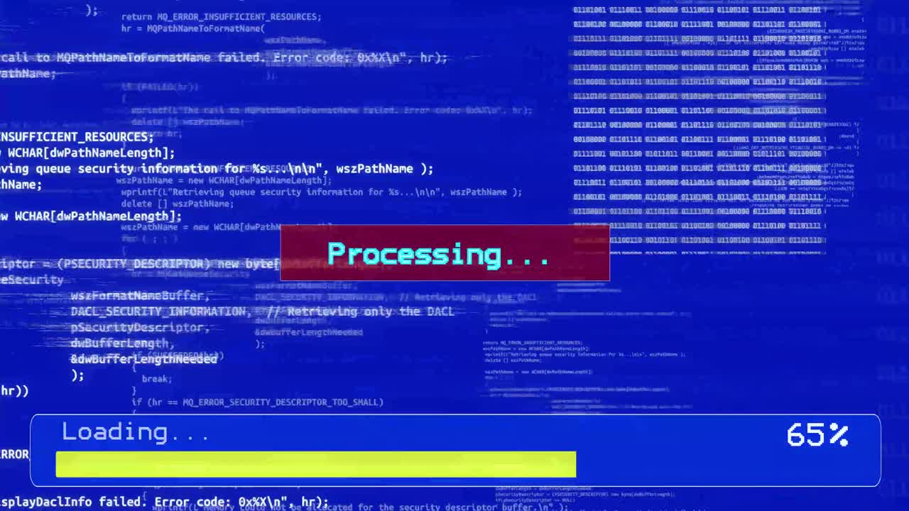 Bios destroyed damaged by the infection 3d hacking code data flow computer screen network security