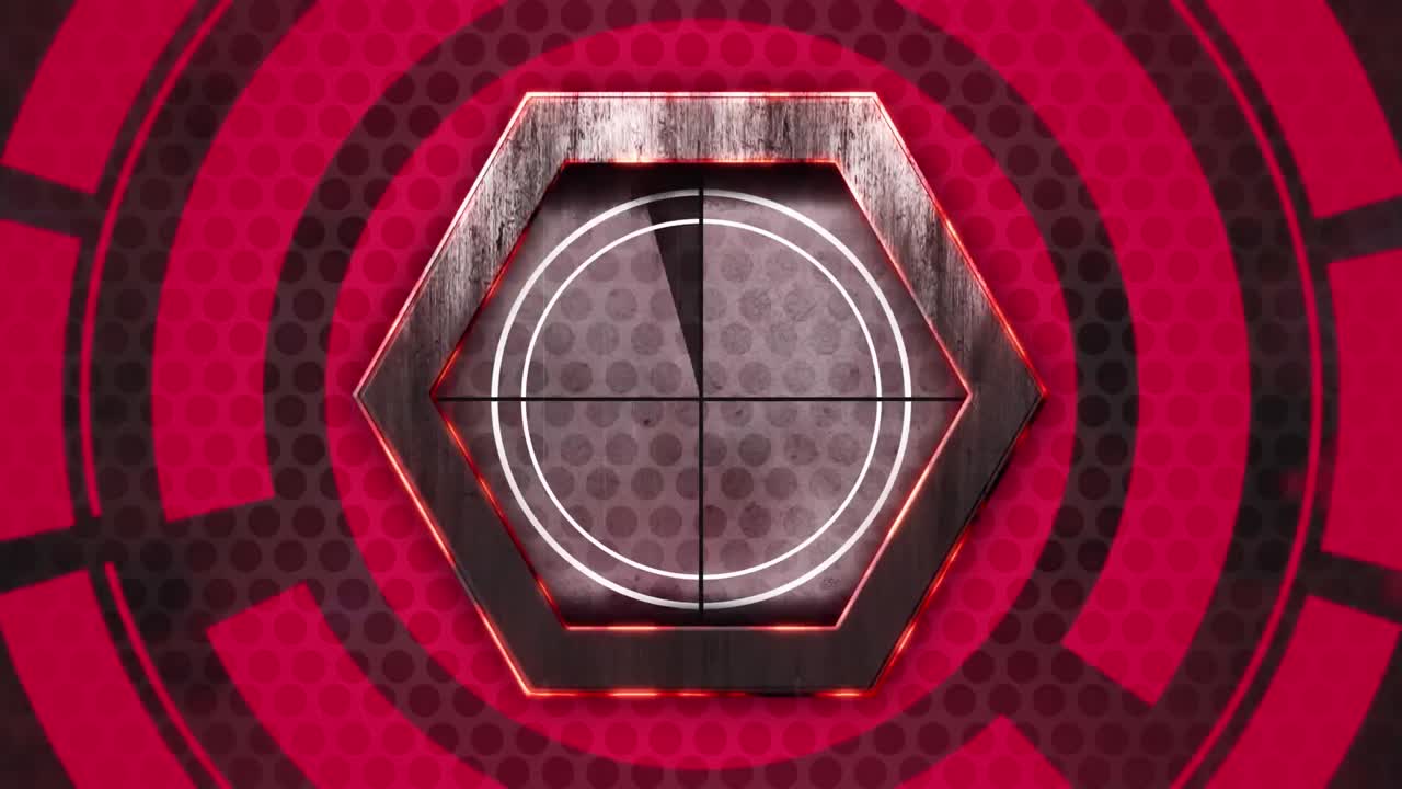 범위 스캐닝과 어두운 배경에서 데이터 처리의 애니메이션