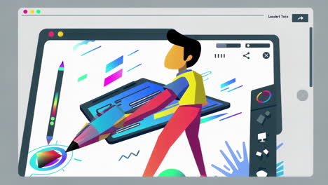 digital art and design interface
