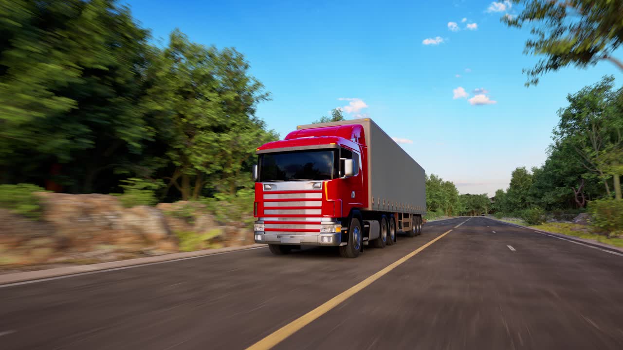 도로 트럭, 화물 운송, 운송 방식, 운송, 트럭