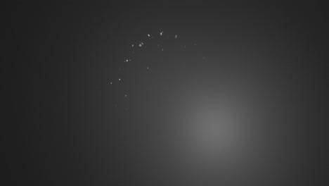animation of sphere disappearing on grey background