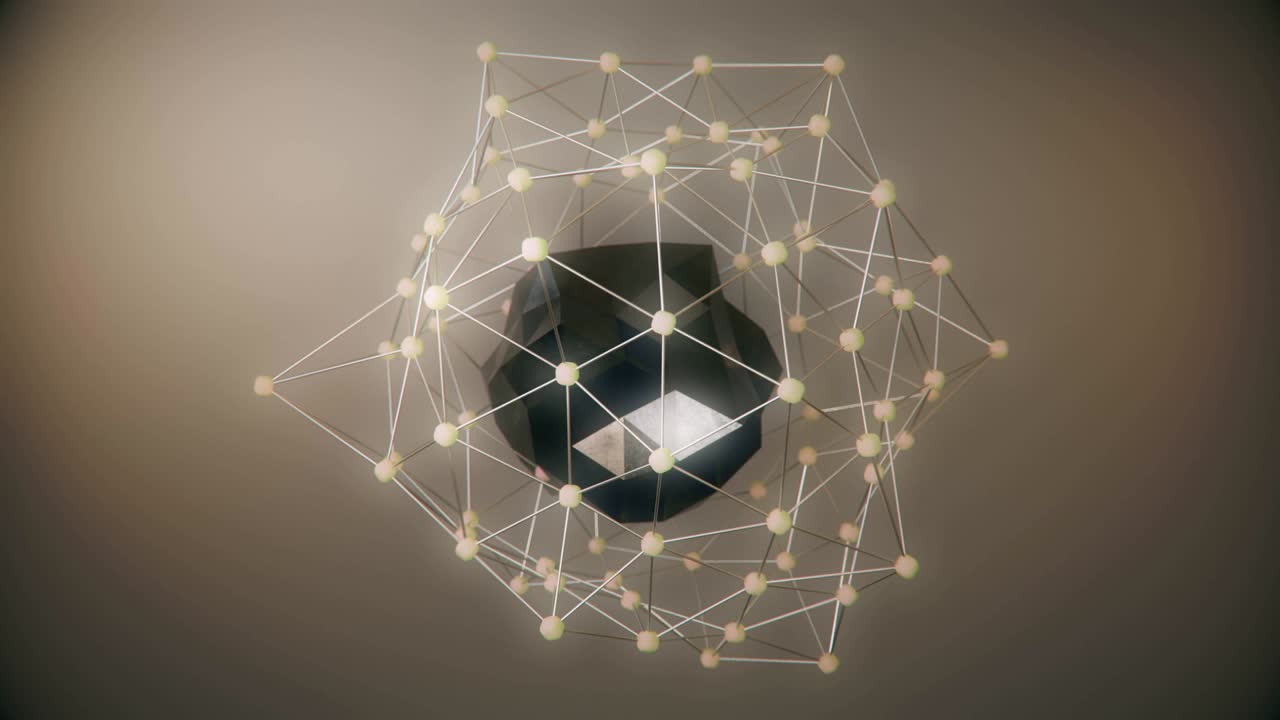 абстрактная научная и технологическая анимация.