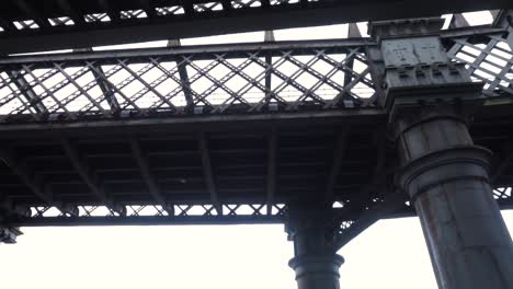 pan across the underside of bridge network-1