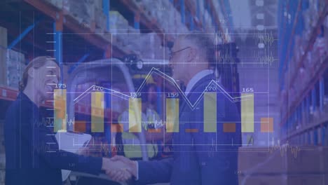 Animación-Del-Procesamiento-De-Datos-Financieros-Sobre-Diversos-Empresarios