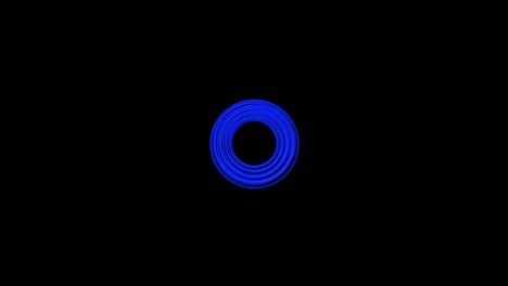 black background with moving spiral circles