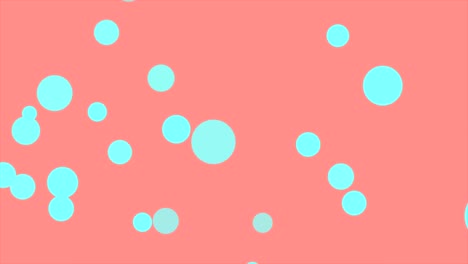 bright abstract circles minimal video animation