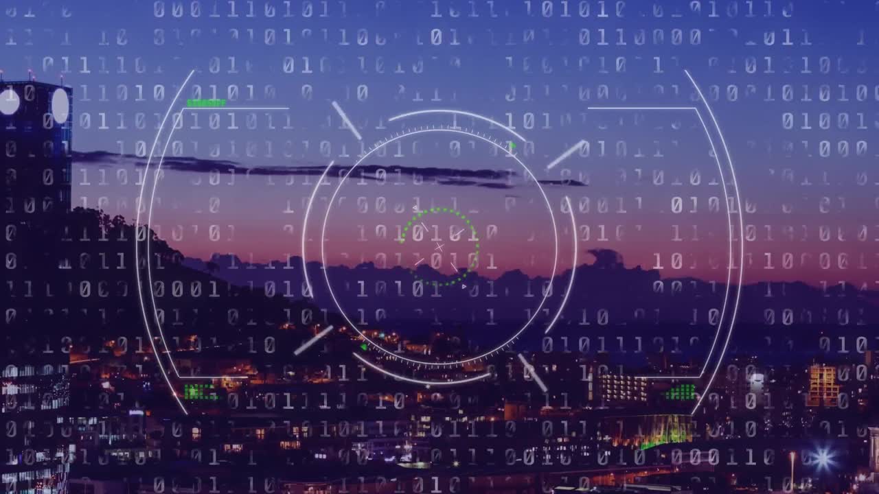 анимация обработки данных с городом в фоновом режиме