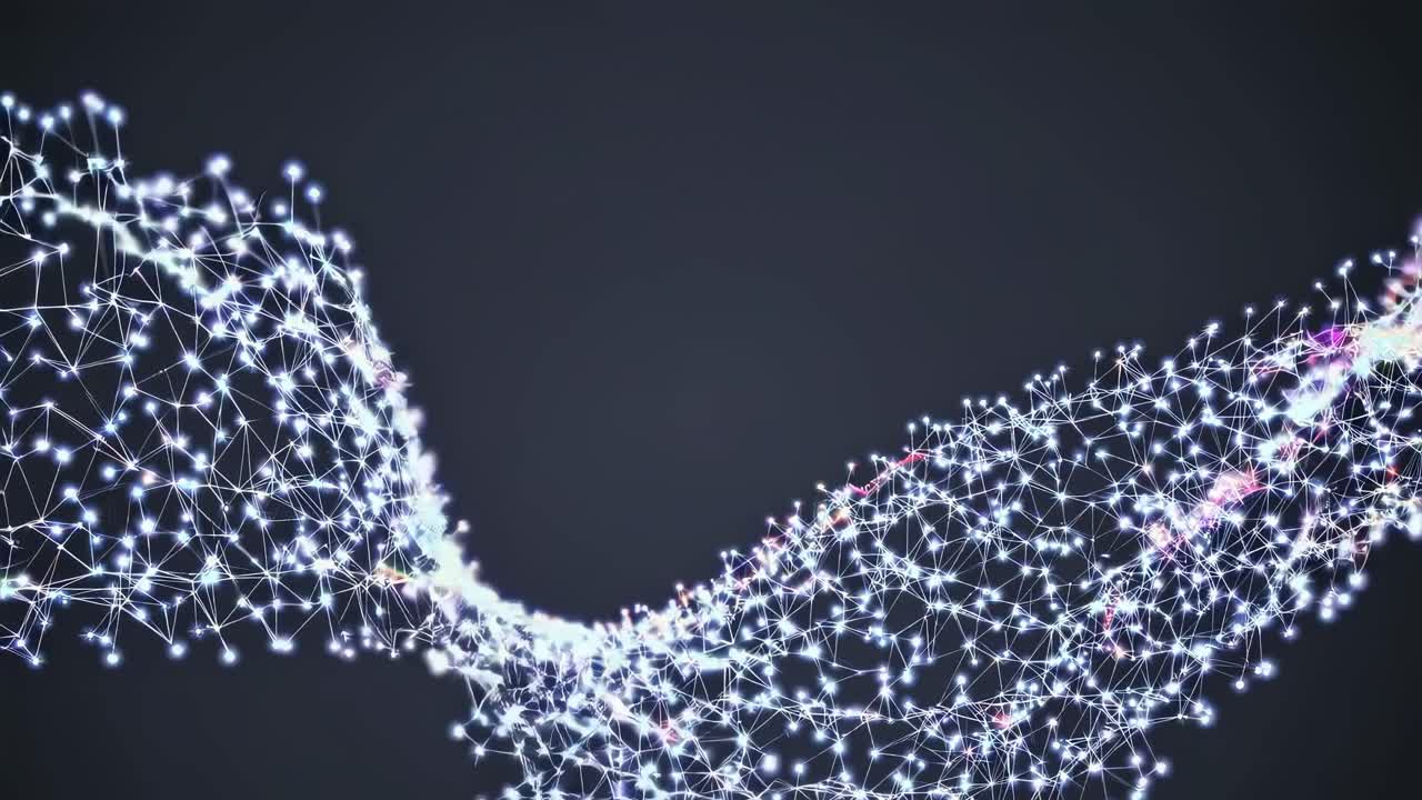 diseño de ondas de red abstracto