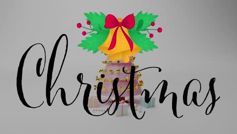 Animation-of-christmas-greetings-text-and-decorations