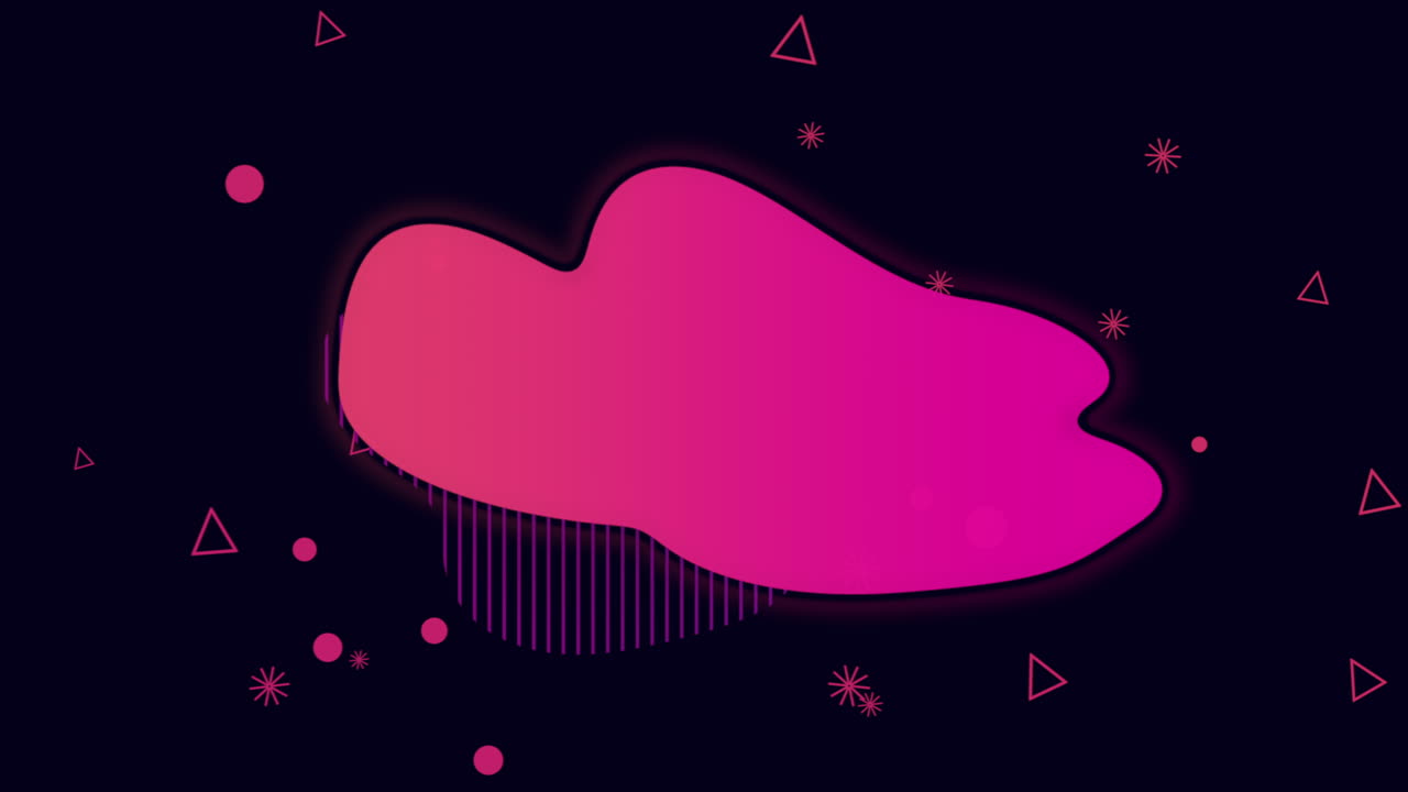 formas geométricas abstractas en movimiento y fondo líquido colorido 37