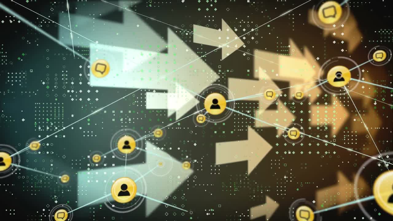 화살표 이동에 대한 연결 아이콘의 웹