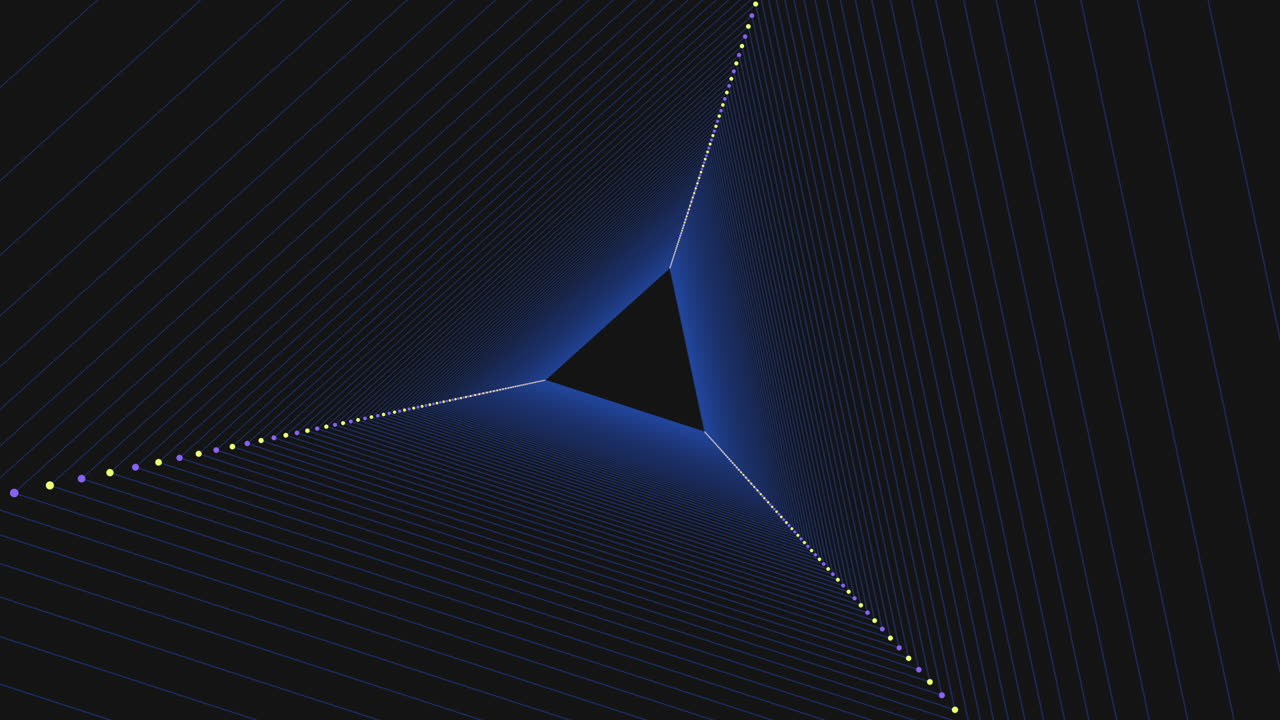 선과 점이 있는 환상 삼각형