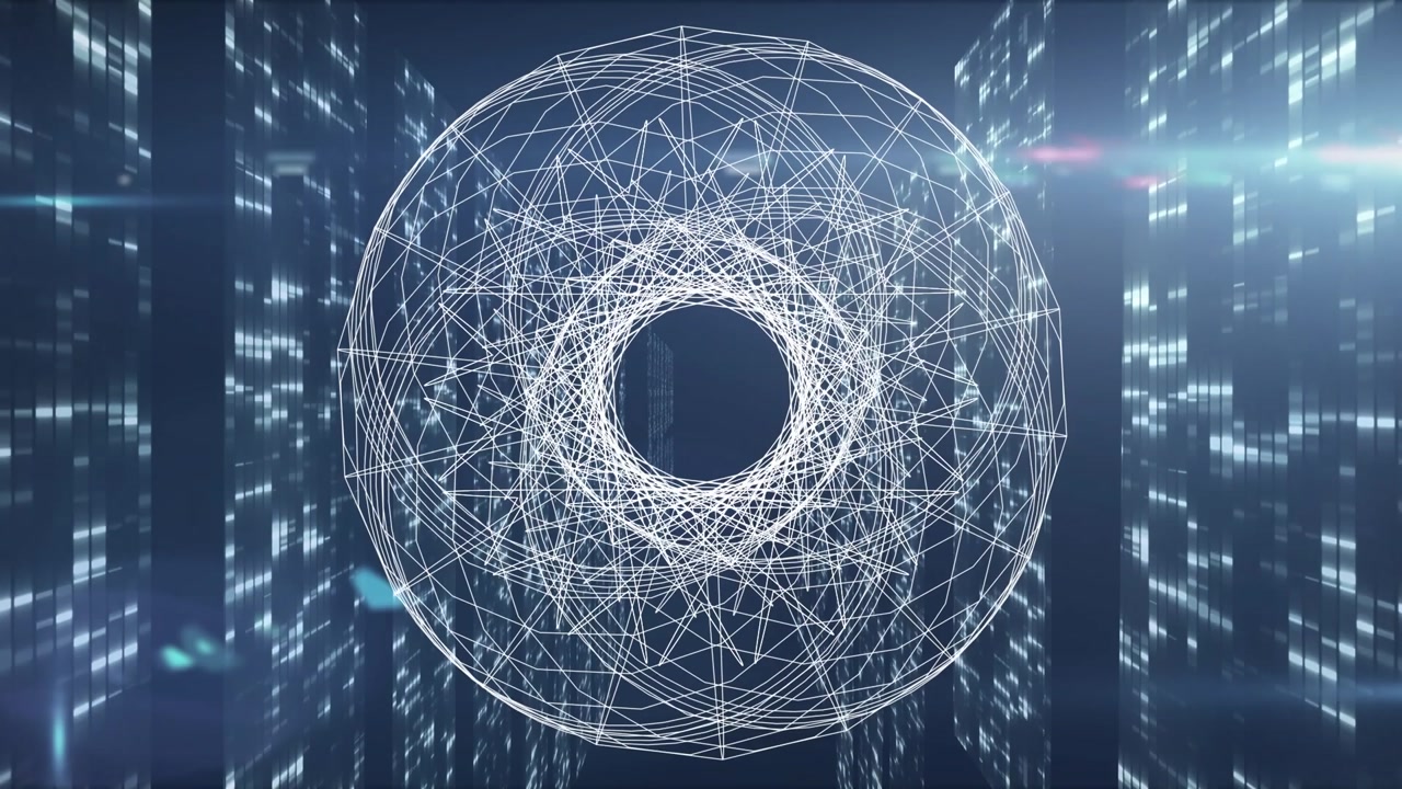 Animation of circles over light spots