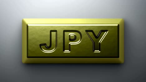 yen japonés. imágenes en bucle con resolución de 4k.
