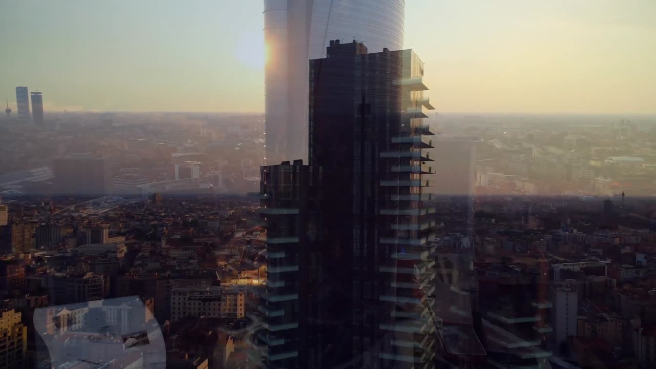 paisaje urbano en edificios modernos