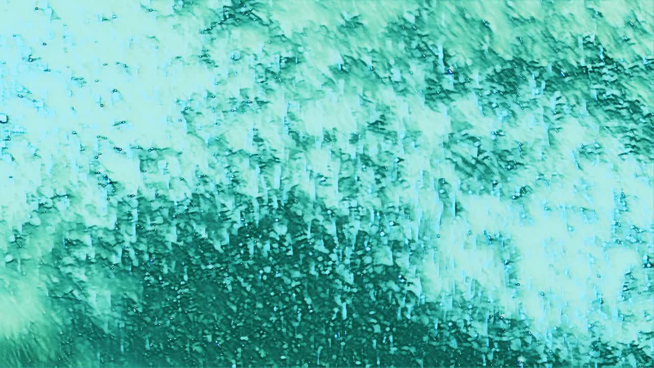 거품 텍스처 애니메이션 반이는 액체 파란색