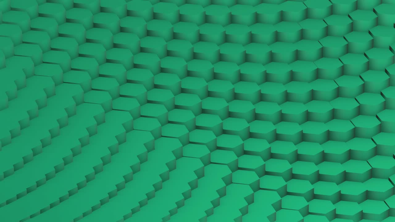 Hexagon Turkuaz Loop