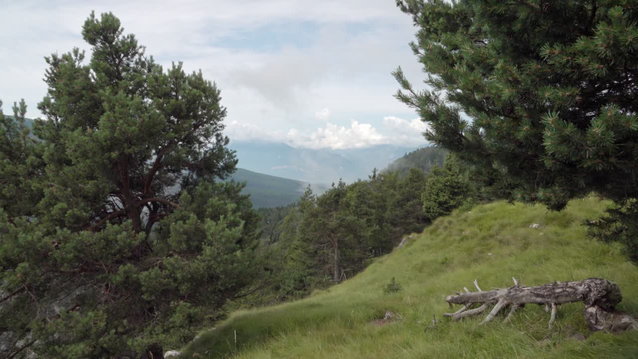 View from Little Mount Penegal towards the Non Valley, Trentino - South Tyrol, Italy