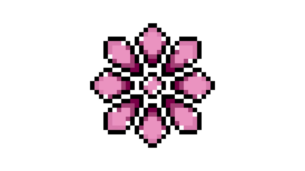 Animação Lottie de ícone pop-up de pixel art com flor 01 (2).mov